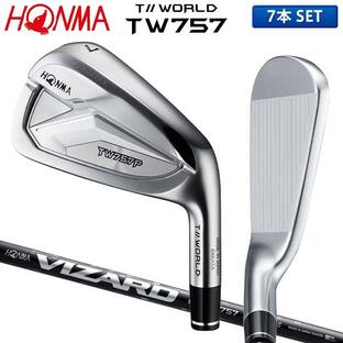 「8日限定！最大5,000円引きクーポン！」ホンマ ツアーワールド TW757P アイアンセット 7本組(5-P,A) VIZARD for TW757 カーボンシャフト TOURWORLD 本間ゴルフの画像