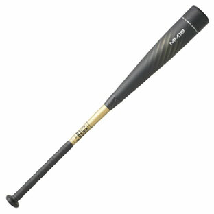 エスエスケイ SSK 野球 少年軟式バット FRP製 MM18ミドル JR ブラックxゴールド 80cm 少年野球対応 SBB5039MDの画像
