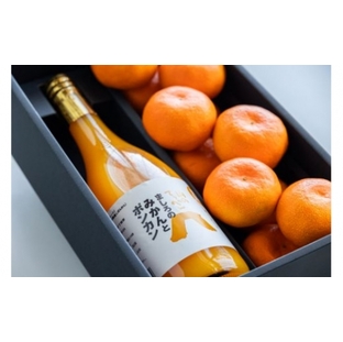 間城農園 みかん1kgとみかんとポンカンミックスジュース1本のセット 柑橘 みかん ジュース ms-0050の画像