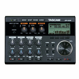 TASCAM(タスカム) DP-006 マルチトラックレコーダー DIGITAL POCKETSTUDIO 6トラック SD/SDHC MTR 高音質 音楽制作 ギター ボーカル バンド録音の画像