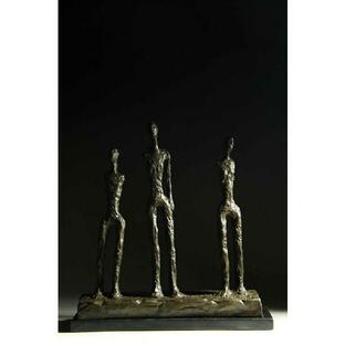 超人気ブロンズ像 立つたち男たち ジャコメッティ 37ｃｍ インテリア家具 置物 彫刻 銅像 彫像 美術品フィギュア贈り物 プレゼントの画像