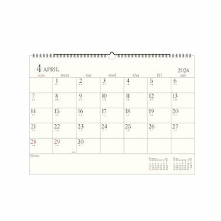エトランジェ ディ コスタリカ 2024年4月始まりカレンダー [年度版CL] A3 アイボリー 0104-CLG43-A3-01の画像