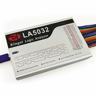 LA5032 USBロジックアナライザー32チャンネル500M最大サンプリングレート10GサンプリングMCU/ARM/FPGAデバッグ英語ソフト、Windows(32bitの画像