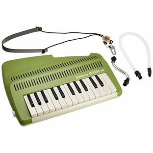 SUZUKI スズキ 鍵盤リコーダー アンデス andes 25F 鍵盤楽器なのに笛の音 和音も奏でられる鍵盤リコーダー グリーンの画像