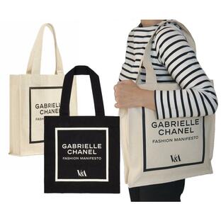 ガブリエル・シャネル展 限定トートバッグ ロンドンV&A博物館 展覧会 ココ・シャネル 美術館 コットントート V&A Gabrielle Chanelの画像