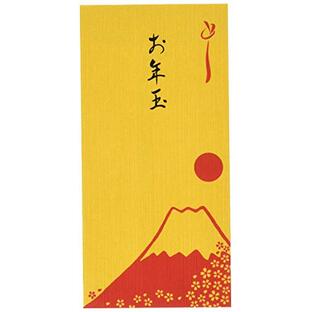 【Amazon.co.jp 限定】和紙かわ澄 金の金封 お年玉 富士山 10枚入の画像