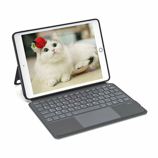 Rucceko iPad 第9/8/7世代 キーボード付きケース pro 10.5 air3 10.2/10.5インチアイパッド対応 磁気吸着 大きい高精度タッチパッド JIS日本語配列 bluetooth5.3キーボード ワイヤレス 2台のiPadの画像