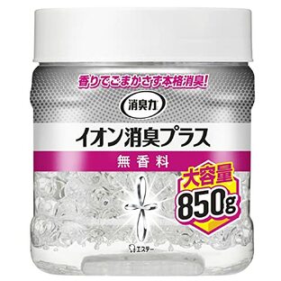 消臭力 リキ [ イオン消臭プラス ] 部屋 トイレ用 置き型 無香料 大容量 本体 850g クリアビーズ 部屋用 玄関 リビング キッチン 消臭剤 芳香剤の画像