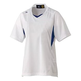 [ミズノ] 野球 アパレル ゲームシャツ 12JC4F70 ホワイト×パステルネイビーの画像