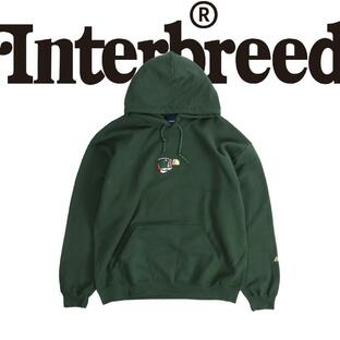 インターブリード パーカー INTERBREED Big Bite Hoodie FOREST GREENの画像