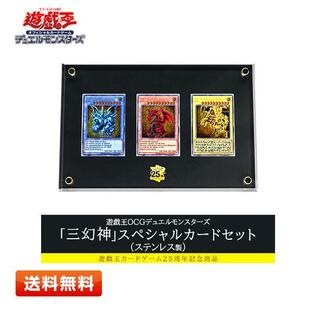 遊戯王OCG デュエルモンスターズ 「三幻神」スペシャルカードセット（ステンレス製）神のカード 25th シリアルNo.入りの画像