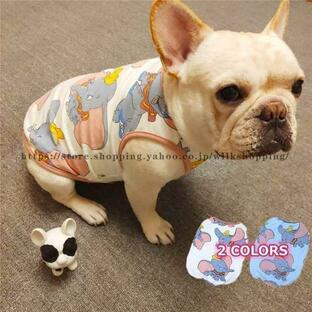犬 夏服 中型犬 フレンチブルドッグ フレブル タンクトップ 服 ドッグウェア 小型犬 ペット服 KM208Tの画像