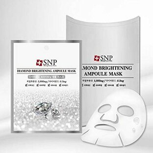 SNP ダイアモンドブライトニング アンプルマスク 10枚セット マスクシート マスクパック 韓国コスメの画像