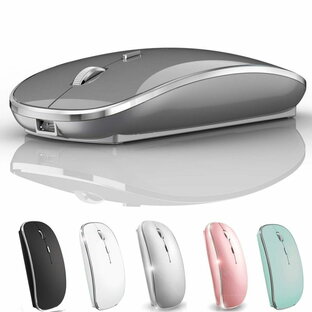 Bluetooth マウス ワイヤレス Bluetooth マウス iPad Mac MacBook Pro MacBook Air iMac Chromebook デスクトップコンピューター用 (ローズゴールド)の画像