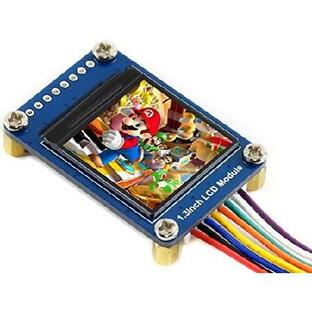 waveshare 1.3インチ LCDディスプレイモジュール Raspberry Pi/Jetson Nano/Arduino/STM32用 240x240解像度IPSスクリーンRGB 65Kディスプレイカラー SPIインターの画像