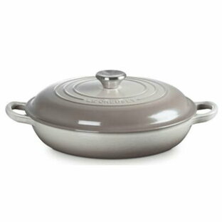 数量限定SALE【ル・クルーゼ/Le Creuset】ビュッフェ・キャセロール 26cm ナツメグ (ブラックマットホーロー) [ルクルーゼジャポン正規品]【お鍋/内側にブラックマットホーロー加工/鋳物ホーロー製品】[家庭用品][7821-1]の画像