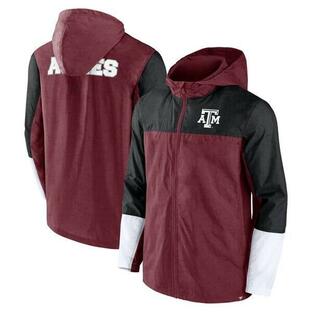 ファナティクス メンズ ジャケット・ブルゾン アウター Men's Fanatics Branded Maroon/Black Texas A&M Aggies Game Day Ready Full-Zip Jacketの画像