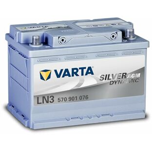 VARTA Silver Dynamic AGM 輸入車用バッテリー LN3 (570 901 076)の画像