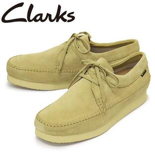 Clarks (クラークス) 26171485 Weaver GTX ウィーバー ゴアテックス メンズ ブーツ Maple Suede CL077の画像