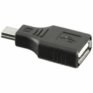 MiniUSB ホスト変換コネクタminiUSB B(オス)-USB A（メス)エスエスエーサービス SUAF-MIHB miniUSB搭載のタブレットでUSB周辺機器が使えるメール便配送対応の画像