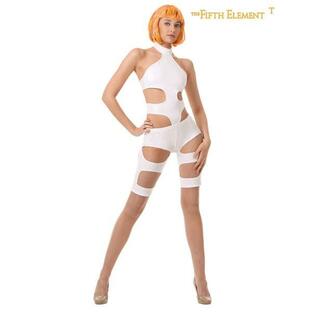 フィフスエレメント 5th Element リールー セクシー サーマル バンテージ コスチューム ウィッグ 大人用 女性用 映画 ハロウィン コスプレ 衣装の画像