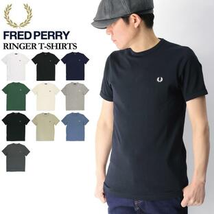 (フレッドペリー) FRED PERRY リンガー Tシャツ 定番 Tシャツ ワンポイント カットソー メンズ レディース 【父の日 プレゼント】の画像