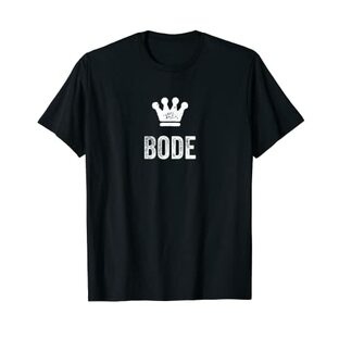 Bode the King / クラウン&ネームデザイン 男性用 Bode Tシャツの画像