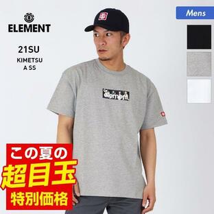 【SALE】 ELEMENT/エレメント メンズ 半袖 半そで Tシャツ 鬼滅の刃 ティーシャツ カジュアル ロゴ プリント クルーネック トップス BB022-287の画像