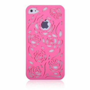 シンラクリエイション iPhone4/4S専用ハードケース Sweets Case Rose ピンク SCI-4RS-PKの画像