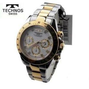 テクノス(TECHNOS) メンズ 腕時計  クロノグラフ 1０気圧防水 TGM640TWの画像