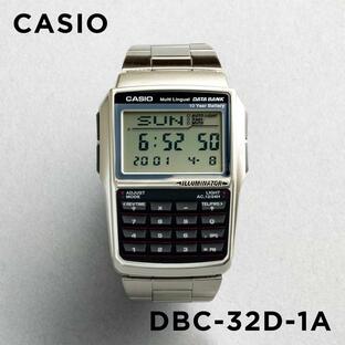 並行輸入品 10年保証 日本未発売 CASIO DATA BANK カシオ データバンク DBC-32D-1A 腕時計 時計 ブランド メンズレディース デジタル テレメモ 電卓 日付の画像