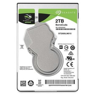 シーゲイト BarraCuda 25 2.5inch SATA 6Gb/s 2TB 128MB 5400rpm (7mm) 763649110997の画像