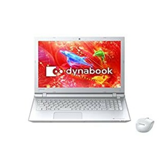 東芝 ノートパソコン dynabook T75リュクスホワイト(WIN8.1Update 64Bit/i7-5500U/8GB/ブルーレイディスクドライブ/15.6型/Officの画像