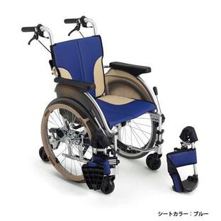 (ミキ) スキット500 SKT-500 車椅子 6輪車 自走式 スリム コンパクト ノーパンクタイヤ仕様 折りたたみ 耐荷重100kg MiKiの画像