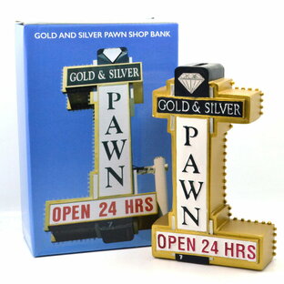 PAWN STARS - GOLD & SILVER PAWN SHOP BANK PAWN SHOP(質屋)看板型貯金箱の画像