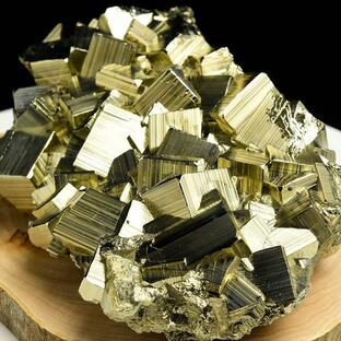 パイライト EXグレード 黄鉄鉱 クラスター (約1211g) CUBO Huanzala 極上の立方体結晶の集合体 ペルー ワンサラ鉱山産 天然石 パワーストーン 群晶 原石の画像