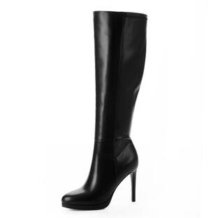 Modatope Knee High Black Boots for Women Black Platform Boots Ro 並行輸入品の画像