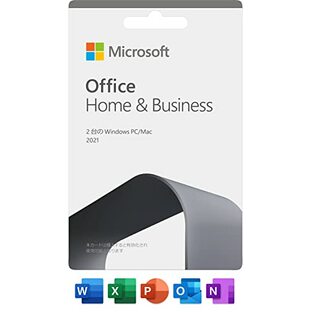 Microsoft Office Home & Business 2021(最新 永続版)|カード版|Windows11、10/mac対応|PC2台の画像