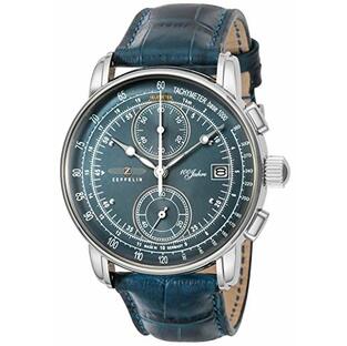 [ツェッペリン] 腕時計 Special Edition 100 Years 100周年記念 ネイビー 文字盤 ステンレススチール クォーツ Quartz 41.5MM ドイツ Watch 8670-3 メンズ [並行輸入品]の画像