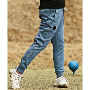 「DIVINER GOLF」ポンチサイドライン刺繍パンツ メンズ ゴルフウェア スウェット ジャージ 春服 メンズの画像