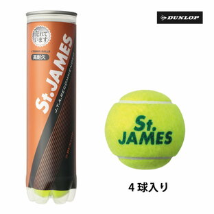 DUNLOP ダンロップ セントジェームス St.JAMES 4球入 硬式 テニスボール 練習球の画像