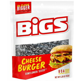 BIGS ビッグス ひまわりの種 チーズバーガー サンフラワーシード アメリカのお菓子 BIGS Cheeseburger Sunflower Seedsの画像