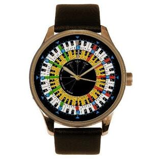 superbrass.com Piano NOTATIONS Circle of FIFTHS ＆ Notes, Every PIANIST'S Favourite Wrist Watch 並行輸入品の画像