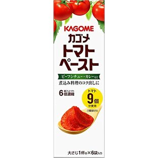 カゴメ トマトペーストミニパック (18g×6袋)×15箱の画像