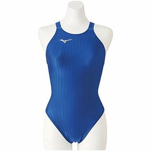 MIZUNO(ミズノ)レース用競泳水着 レディース ストリームエース ハイカット(レースオープンバック) N2MA0222 カラー:ブルー サイズ:XS FINA(国際水泳連盟)承認済みの画像