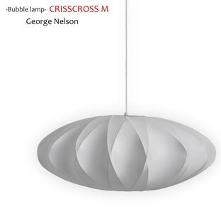 バブルランプ saucer crisscross Lamp M ジョージネルソン ペンダントライト ペンダントランプ 天井照明 デザイナーズ 北欧インテリアの画像