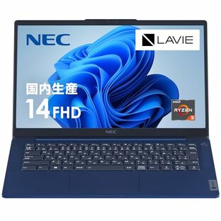 NEC LAVIE 国内生産 ノートパソコン N14 Slim 14.0 型 Ryzen 3 7330U 8GB 256GB SSD Office なし ネイビーブルーの画像