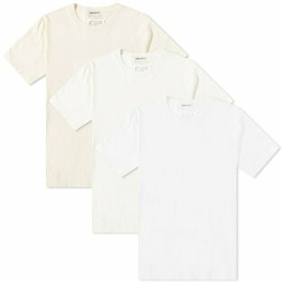 マルタンマルジェラ メンズ Tシャツ トップス Maison Margiela Classic T-Shirt - 3 Pack Whiteの画像