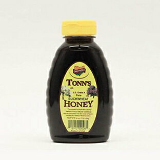 トンのそば蜂蜜グレードA純粋な16オンスの絞り可能なボトル Tonn's Buckwheat Honey Grade A Pure 16 oz Squeezable Bottleの画像