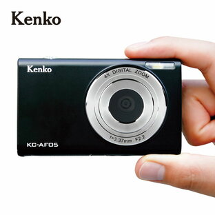 軽量 コンパクト デジタルカメラ - Kenko ケンコー KC-AF05 カメラ コンデジ オートフォーカス フルHD スローモーション撮影 動き検出 タイムラプス 800万画素の画像